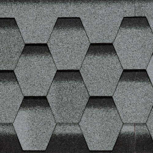 'Ngói dán bitum phủ đá kiểu tổ ong màu grey' 'Ngoi dan bitum phu da kieu to ong mau grey'
