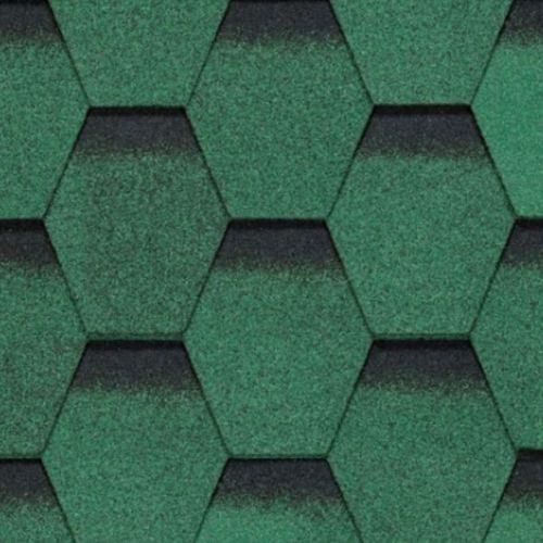 'Ngói dán bitum phủ đá kiểu tổ ong màu green' 'Ngoi dan bitum phu da kieu to ong mau green'